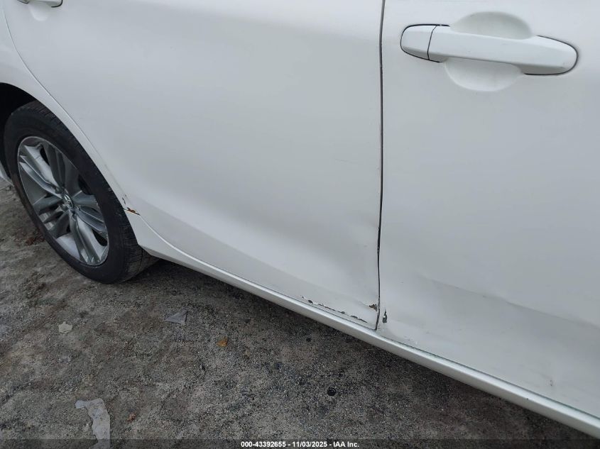 2016 Toyota Camry Se VIN: 4T1BF1FK4GU192379 Lot: 43392655