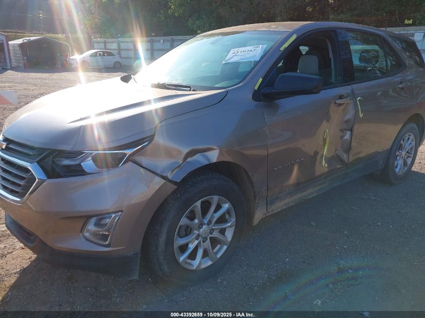 2018 Chevrolet Equinox Ls VIN: 2GNAXREV6J6191996 Lot: 43392659