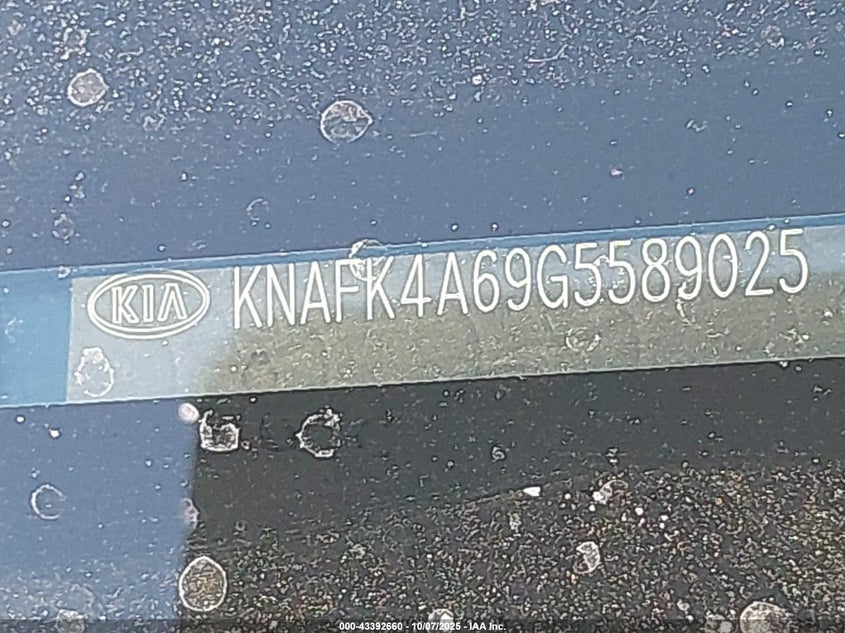 2016 Kia Forte Lx VIN: KNAFK4A69G5589025 Lot: 43392660