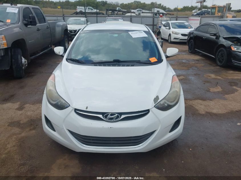 2013 Hyundai Elantra Gls VIN: 5NPDH4AE6DH447906 Lot: 43392708