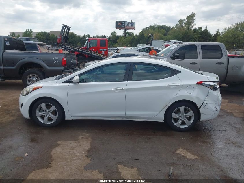 2013 Hyundai Elantra Gls VIN: 5NPDH4AE6DH447906 Lot: 43392708