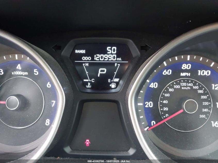 2013 Hyundai Elantra Gls VIN: 5NPDH4AE6DH447906 Lot: 43392708