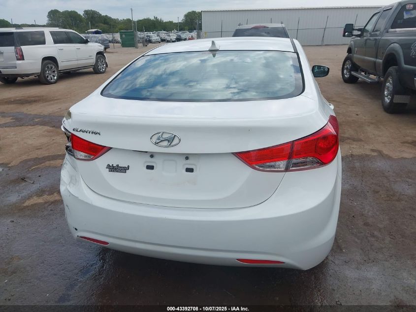 2013 Hyundai Elantra Gls VIN: 5NPDH4AE6DH447906 Lot: 43392708