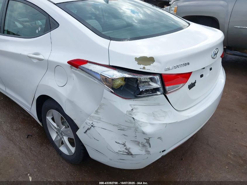 2013 Hyundai Elantra Gls VIN: 5NPDH4AE6DH447906 Lot: 43392708