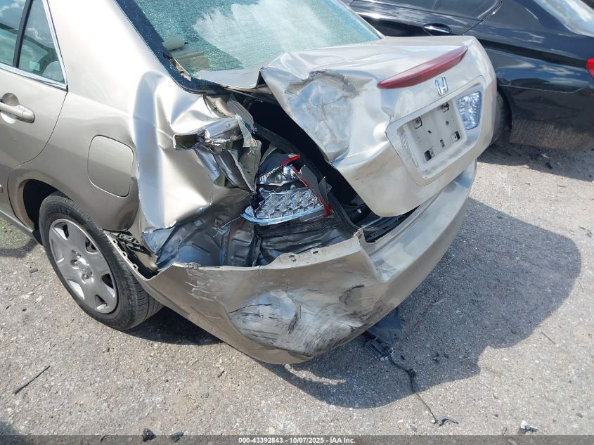 2007 Honda Accord 2.4 Lx VIN: 3HGCM56437G707691 Lot: 43392843