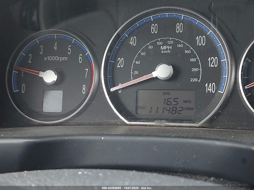 2008 Hyundai Santa Fe Gls VIN: 5NMSG73D78H163218 Lot: 43392865