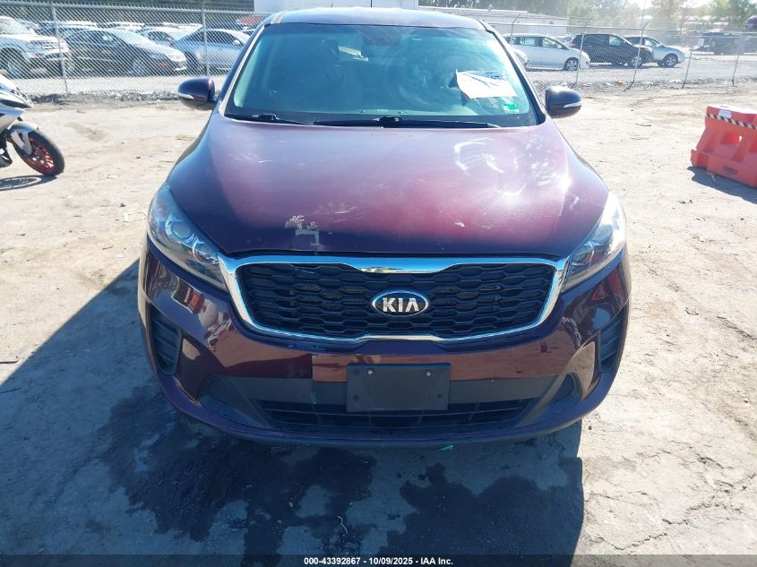 2019 Kia Sorento 3.3L Lx VIN: 5XYPGDA53KG563276 Lot: 43392867