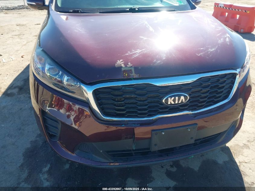 2019 Kia Sorento 3.3L Lx VIN: 5XYPGDA53KG563276 Lot: 43392867