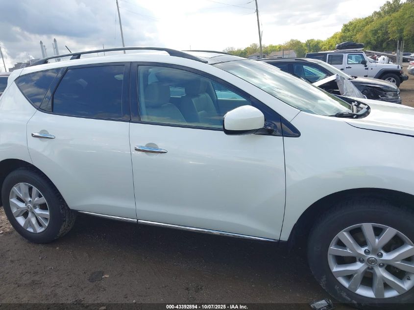 2011 Nissan Murano Sl VIN: JN8AZ1MW6BW176621 Lot: 43392894