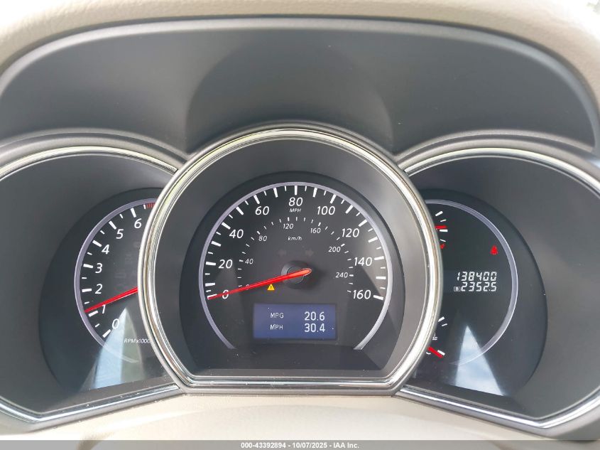 2011 Nissan Murano Sl VIN: JN8AZ1MW6BW176621 Lot: 43392894