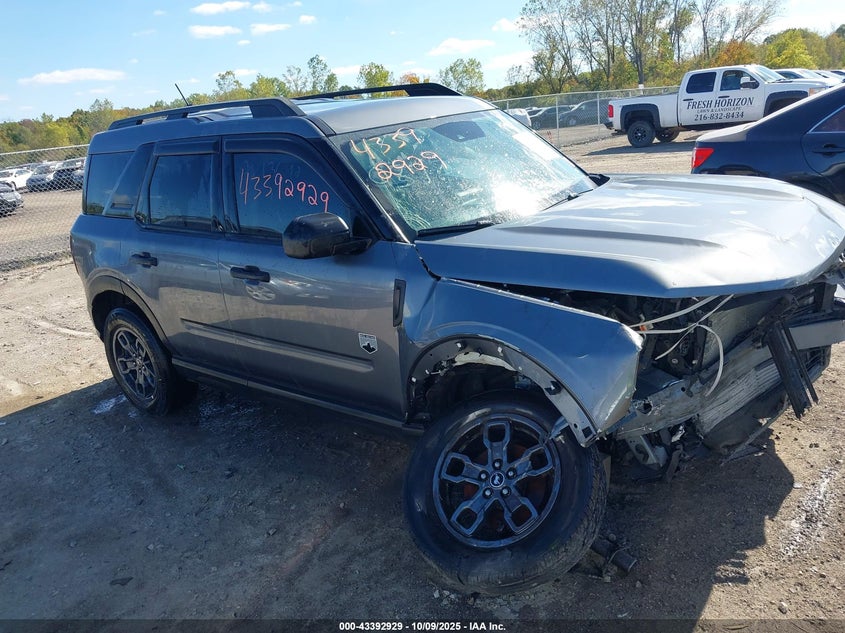 2021 Ford Bronco Sport Big Bend VIN: 3FMCR9B61MRA10868 Lot: 43392929