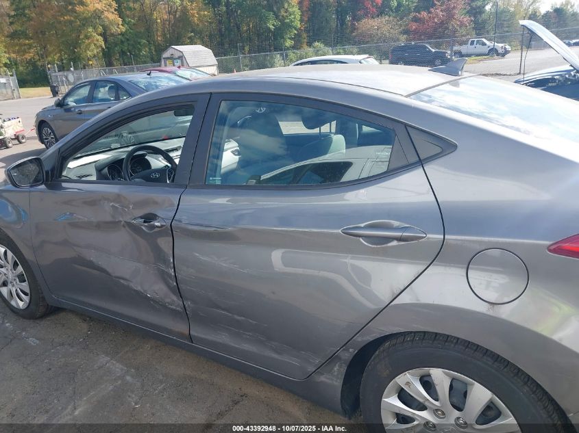 2012 Hyundai Elantra Gls VIN: 5NPDH4AE0CH078667 Lot: 43392948