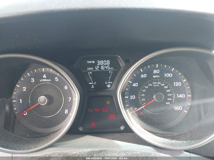 2012 Hyundai Elantra Gls VIN: 5NPDH4AE0CH078667 Lot: 43392948