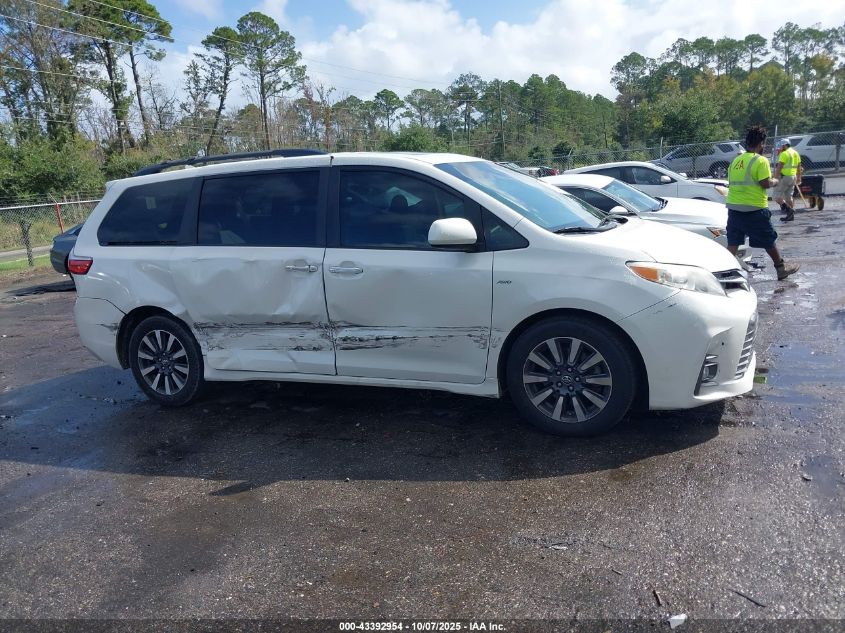 2018 Toyota Sienna Xle Premium 7 Passenger VIN: 5TDDZ3DC1JS190743 Lot: 43392954