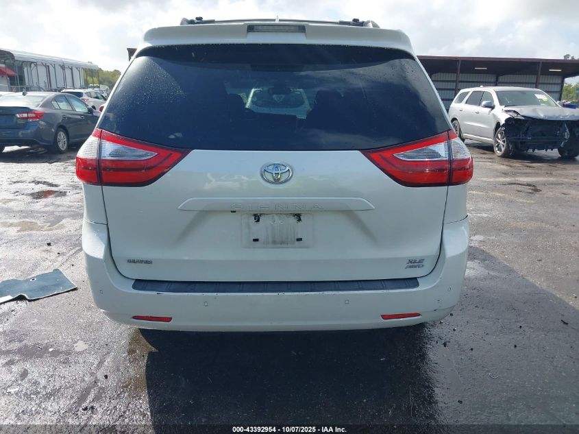2018 Toyota Sienna Xle Premium 7 Passenger VIN: 5TDDZ3DC1JS190743 Lot: 43392954