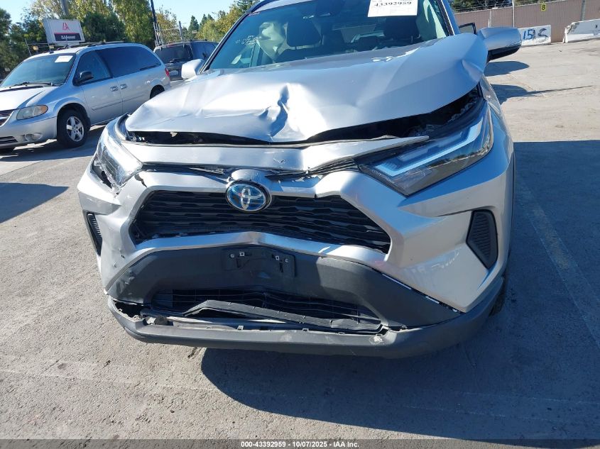 2022 Toyota Rav4 Hybrid Xle VIN: 4T3RWRFV9NU059516 Lot: 43392959