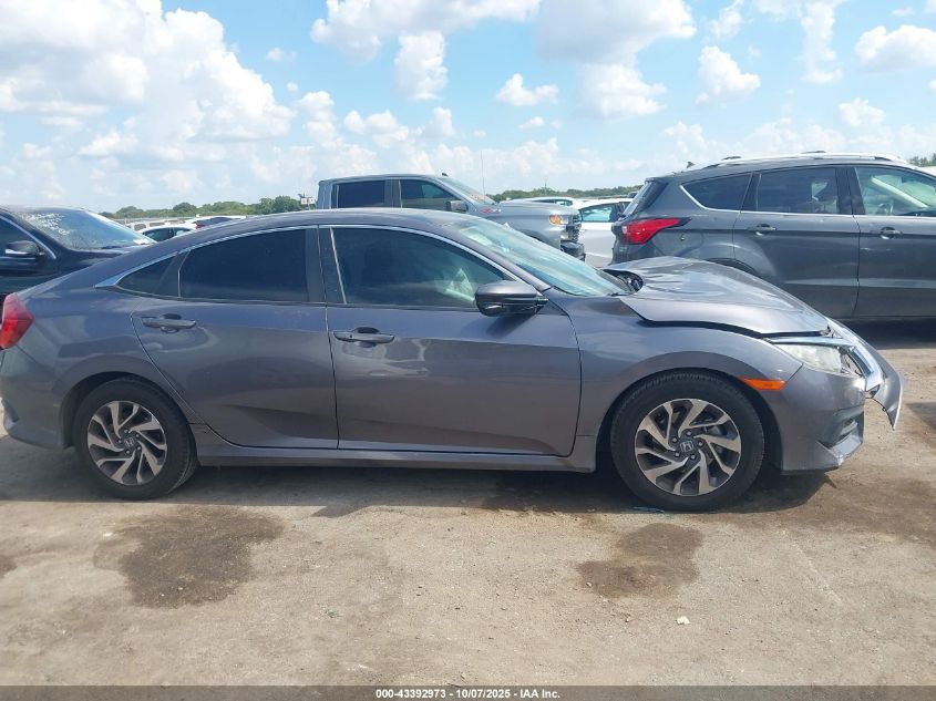 2017 Honda Civic Ex VIN: 19XFC2F78HE070981 Lot: 43392973