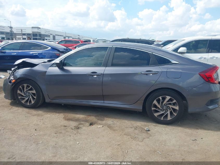 2017 Honda Civic Ex VIN: 19XFC2F78HE070981 Lot: 43392973