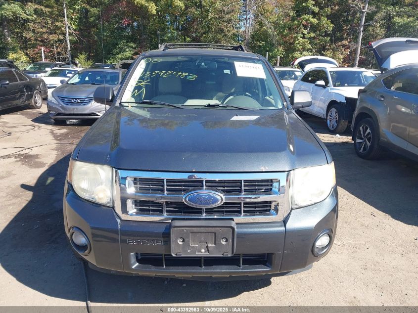 2008 Ford Escape Xlt VIN: 1FMCU931X8KA80736 Lot: 43392983