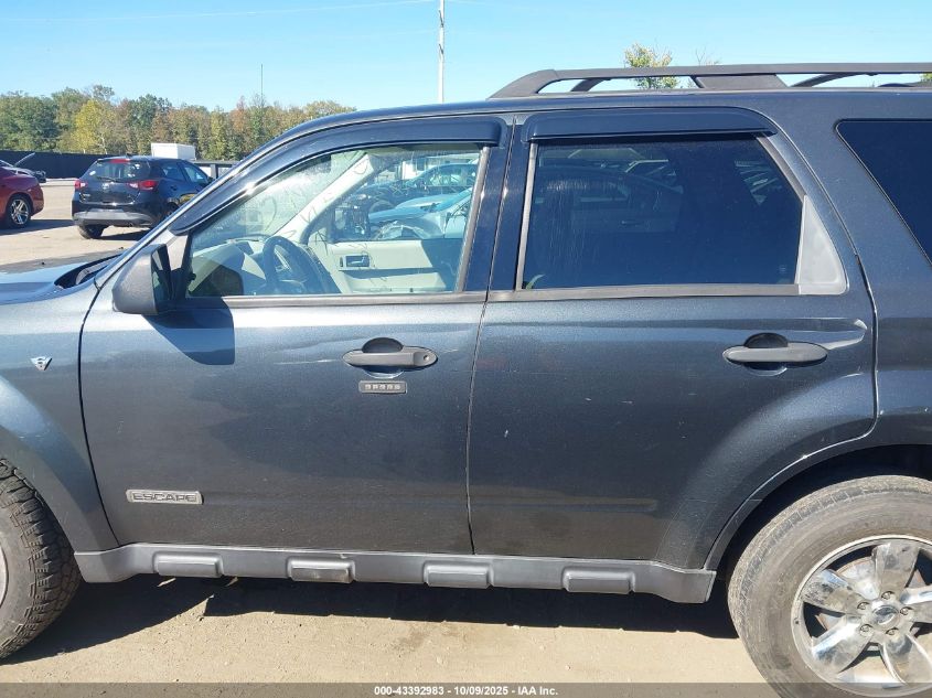 2008 Ford Escape Xlt VIN: 1FMCU931X8KA80736 Lot: 43392983