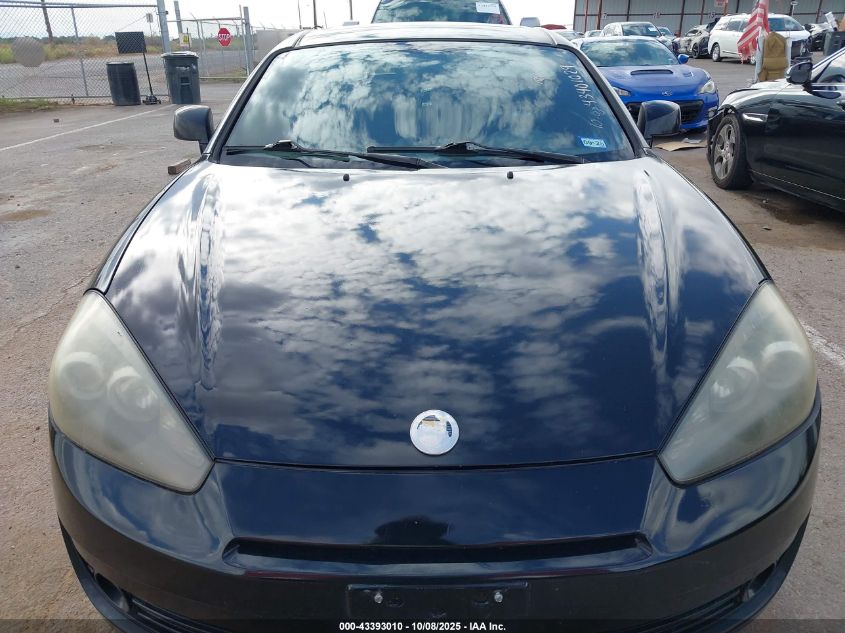 2008 Hyundai Tiburon Gs VIN: KMHHM66D28U266611 Lot: 43393010