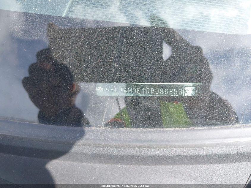 2024 Toyota Corolla Le VIN: 5YFB4MDE1RP086853 Lot: 43393025