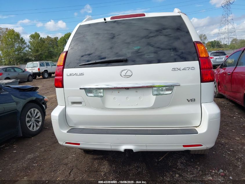 2004 Lexus Gx 470 VIN: JTJBT20X040035326 Lot: 43393069