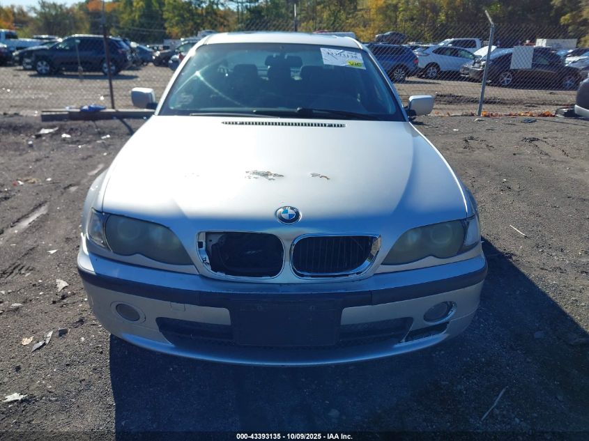 2003 BMW 325I VIN: WBAAZ33463PH34423 Lot: 43393135
