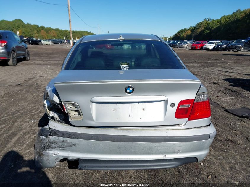 2003 BMW 325I VIN: WBAAZ33463PH34423 Lot: 43393135