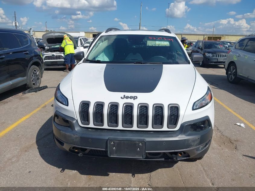 2017 Jeep Cherokee Trailhawk L Plus 4X4 VIN: 1C4PJMBS0HD214394 Lot: 43393149