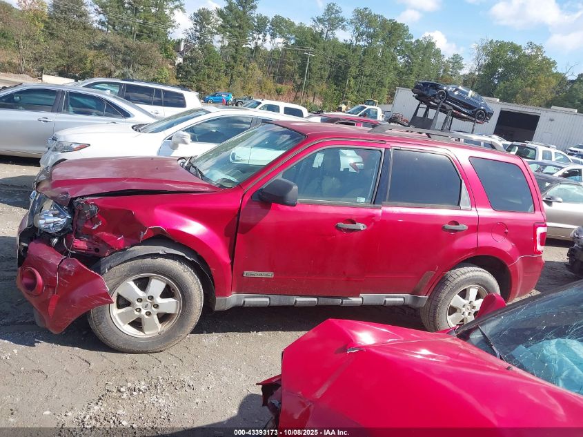 2008 Ford Escape Xlt VIN: 1FMCU03Z28KC64702 Lot: 43393173