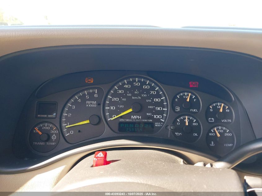 2001 GMC Yukon Xl 2500 Slt VIN: 3GKGK26G61G226943 Lot: 43393243