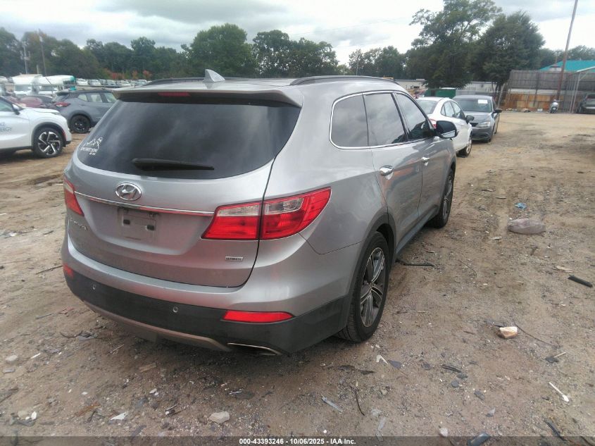 2016 Hyundai Santa Fe Se VIN: KM8SR4HF7GU141144 Lot: 43393246
