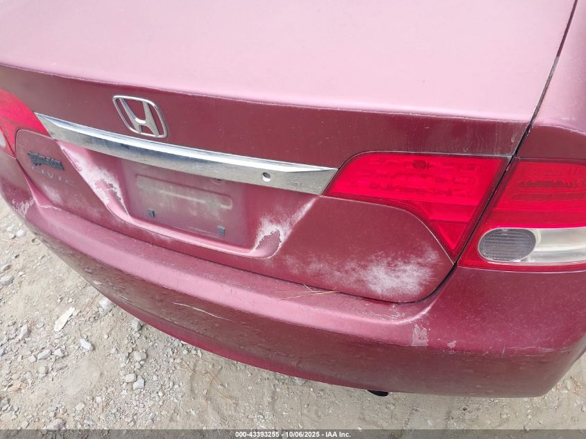 2009 Honda Civic Lx VIN: 2HGFA16519H502350 Lot: 43393255