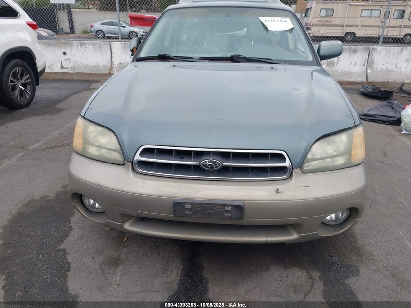 2001 Subaru Outback H6-3.0 VIN: 4S3BH806117653613 Lot: 43393268