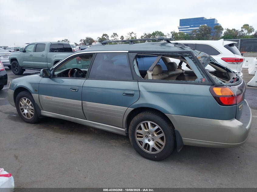 2001 Subaru Outback H6-3.0 VIN: 4S3BH806117653613 Lot: 43393268
