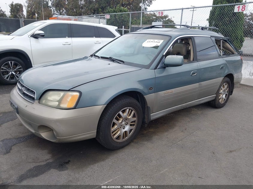 2001 Subaru Outback H6-3.0 4S3BH806117653613 photo #3