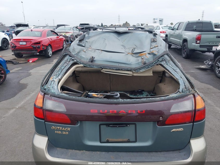 2001 Subaru Outback H6-3.0 VIN: 4S3BH806117653613 Lot: 43393268