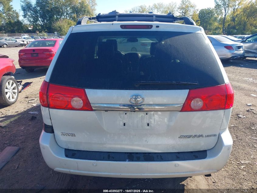 2009 Toyota Sienna Limited VIN: 5TDZK22C09S271901 Lot: 43393277