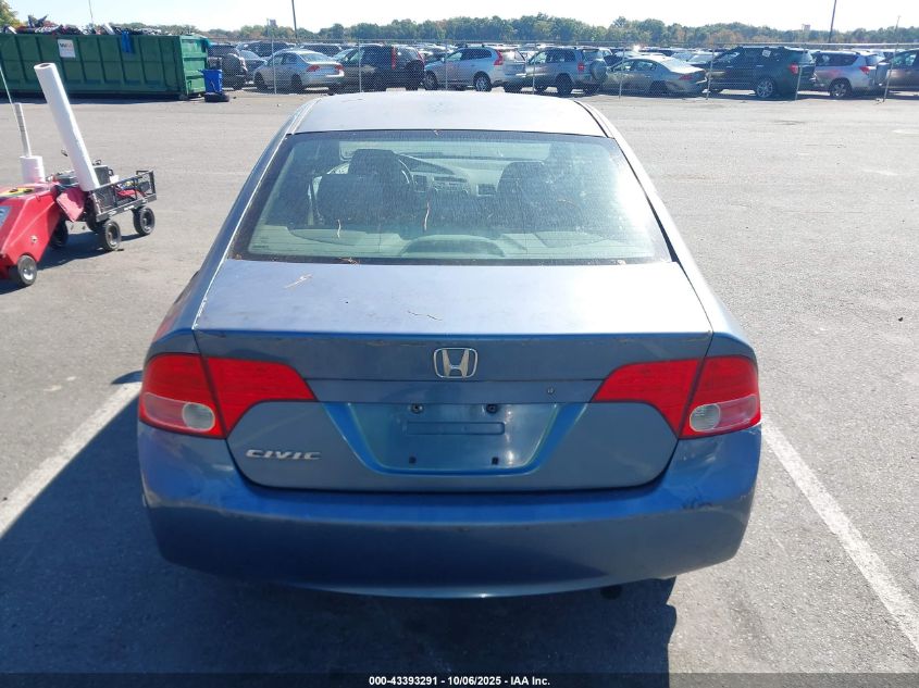 2007 Honda Civic Lx VIN: 2HGFA16557H503675 Lot: 43393291