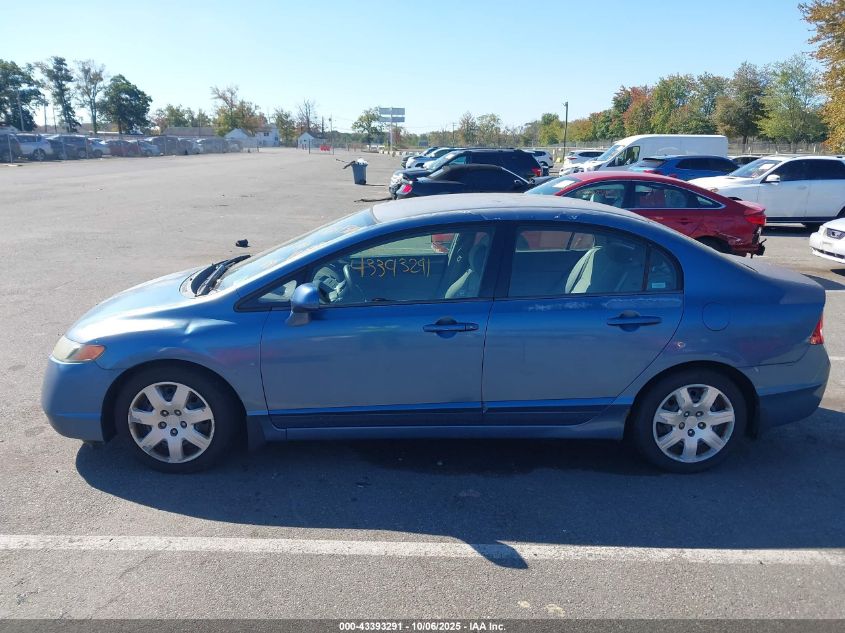 2007 Honda Civic Lx VIN: 2HGFA16557H503675 Lot: 43393291