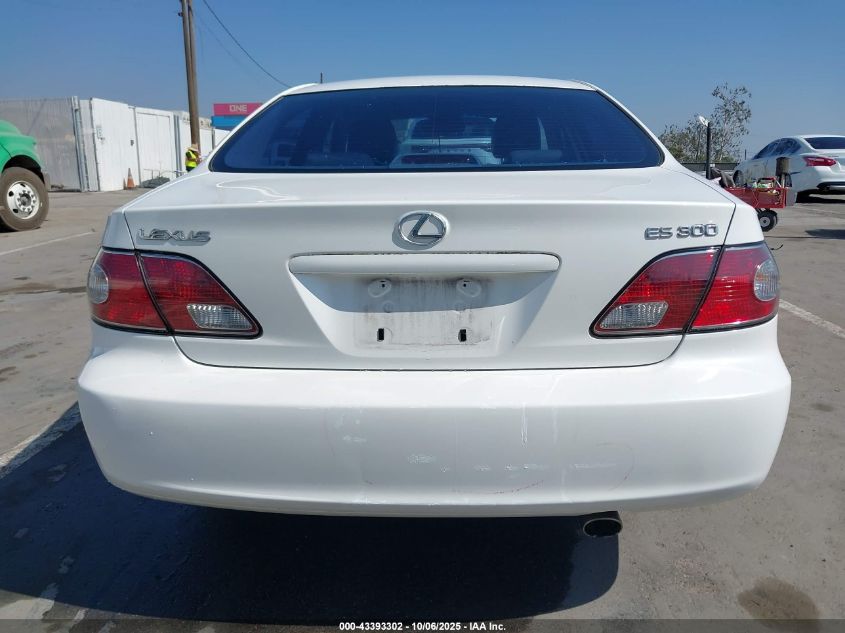 2003 Lexus Es 300 VIN: JTHBF30G630110446 Lot: 43393302