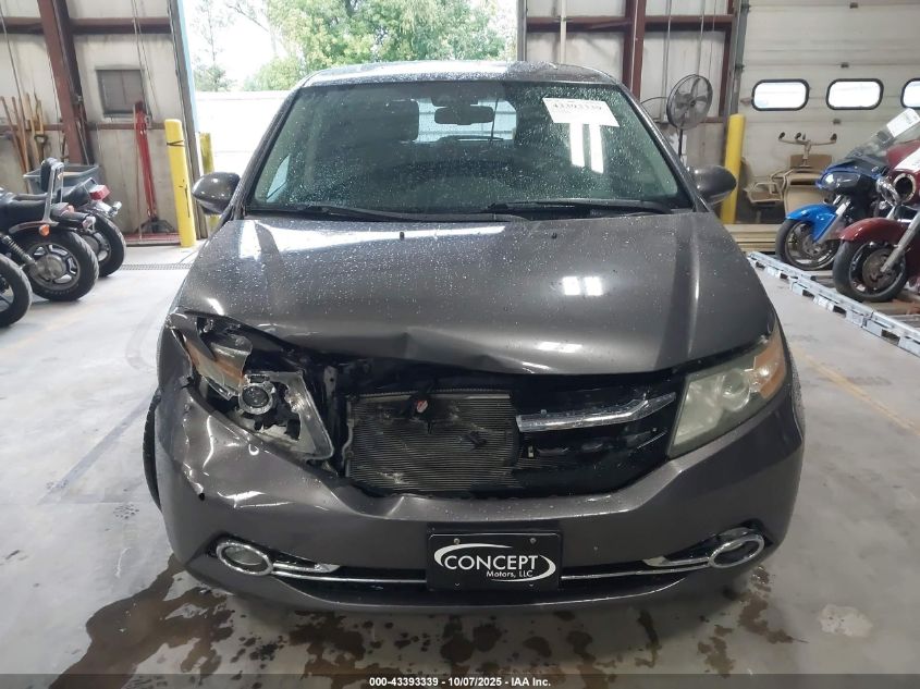 2014 Honda Odyssey Touring/Touring Elite VIN: 5FNRL5H90EB073067 Lot: 43393339