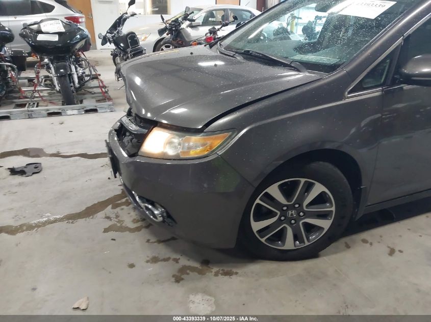 2014 Honda Odyssey Touring/Touring Elite VIN: 5FNRL5H90EB073067 Lot: 43393339
