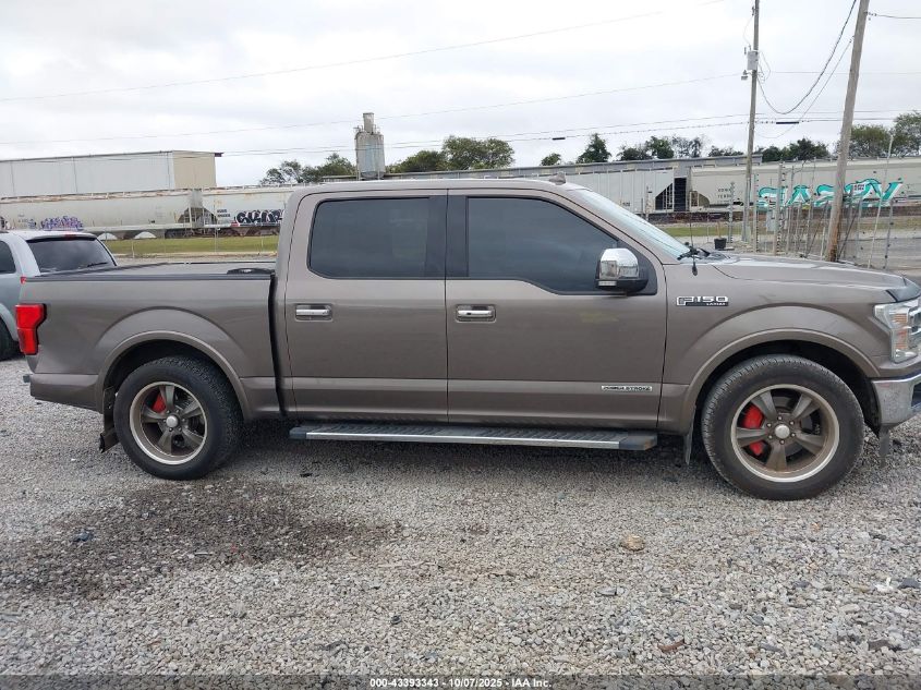 2018 Ford F-150 Lariat VIN: 1FTFW1C10JFE70725 Lot: 43393343
