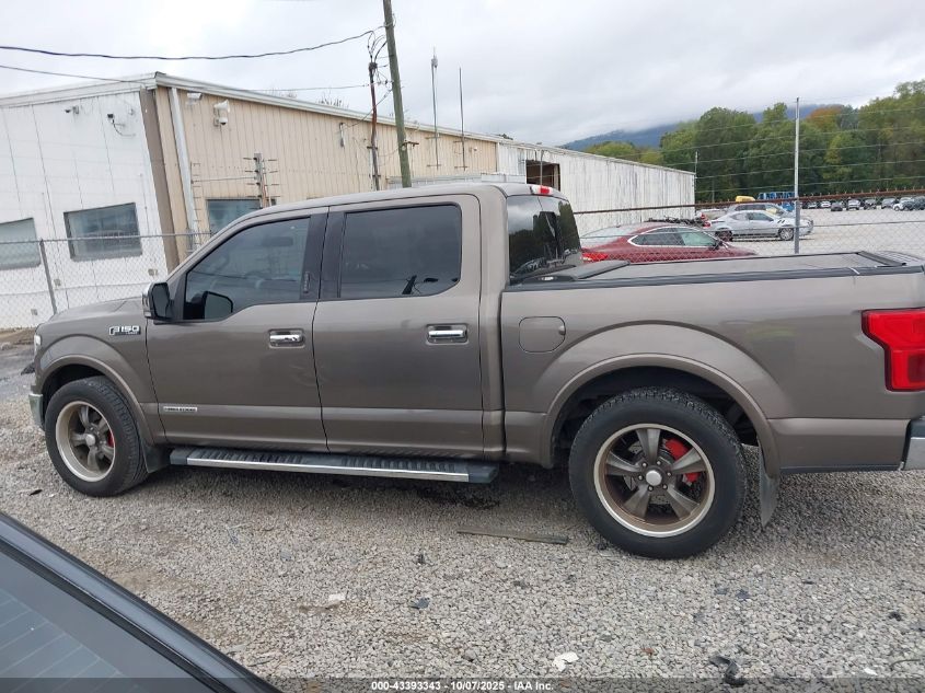 2018 Ford F-150 Lariat VIN: 1FTFW1C10JFE70725 Lot: 43393343