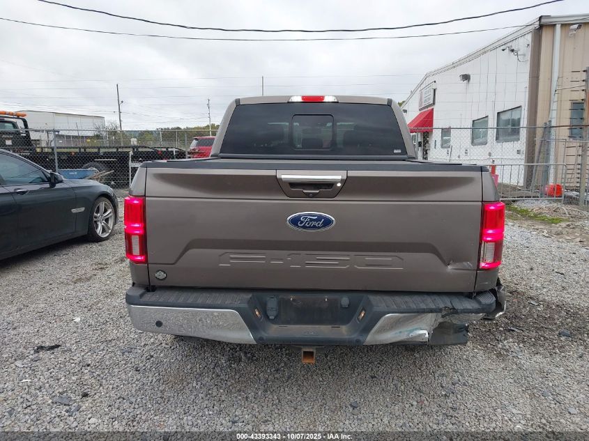 2018 Ford F-150 Lariat VIN: 1FTFW1C10JFE70725 Lot: 43393343
