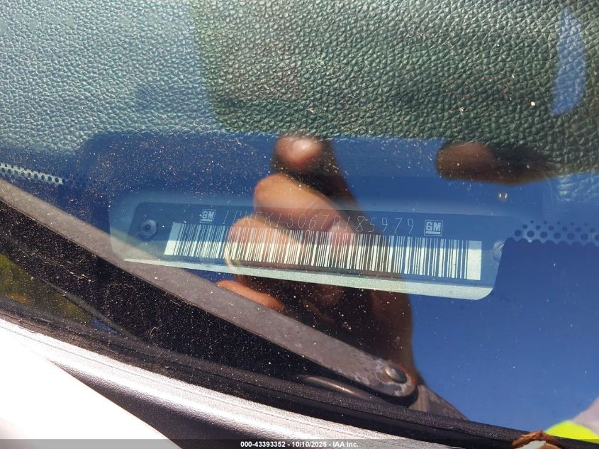 2007 Chevrolet Tahoe Ltz VIN: 1GNFK13067R185979 Lot: 43393352