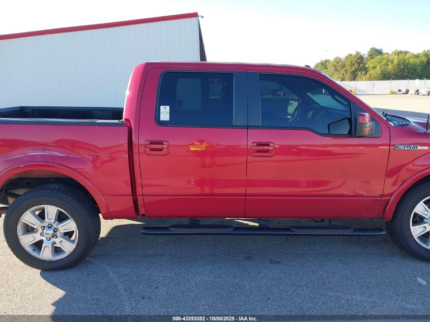 2012 Ford F-150 Lariat VIN: 1FTFW1EF4CFB86722 Lot: 43393382