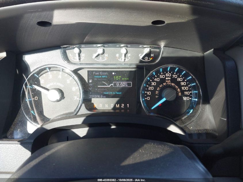 2012 Ford F-150 Lariat VIN: 1FTFW1EF4CFB86722 Lot: 43393382